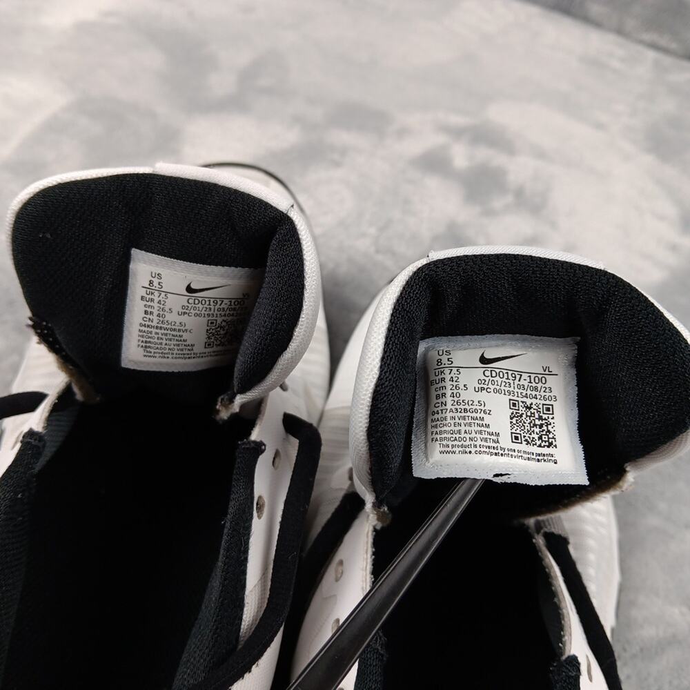 Nike Flex Control TR4 Men's Size 8.5 Running Training Shoes White Black Gray - Picture 10 of 10
